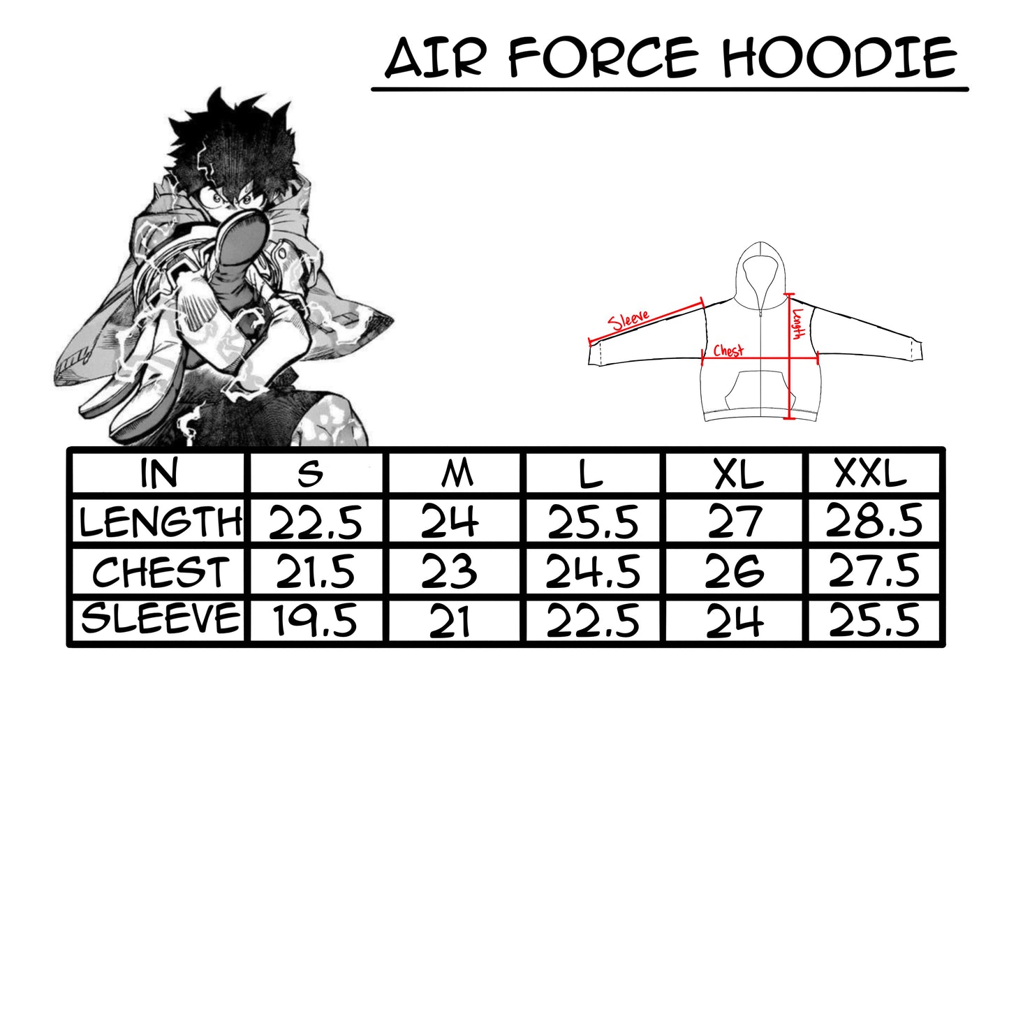 AIR FORCE HOODIE (PRE-ORDER)